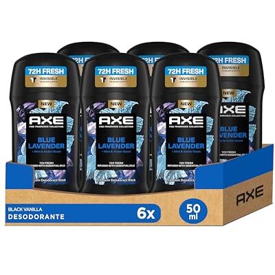 Axe 6 x Deodorant Stick Blue Lavender 50 ml Axe 6 x Deodorant Stick Blue Lavender 50 ml
