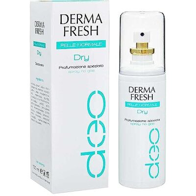 Dermafresh Dry Deo-Spray, normale Haut, würziger Duft, kein Gas, 100 ml Dermafresh Dry Deo-Spray, normale Haut, würziger Duft, kein Gas, 100 ml