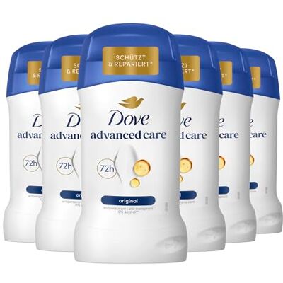 Dove Advanced Care Anti Transpirant Deo Stick Original Deodorant mit 72 Stunden Schutz vor Achselnässe und Körpergeruch 50 ml Dove Advanced Care Anti Transpirant Deo Stick Original Deodorant mit 72 Stunden Schutz vor Achselnässe und Körpergeruch 50 ml