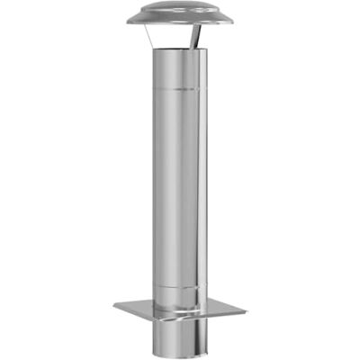 vidaXL Kaminverlängerung Silber 25 x 25 x 82 cm Edelstahl vidaXL Kaminverlängerung Silber 25 x 25 x 82 cm Edelstahl