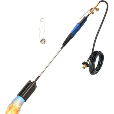 Flame King YSN500K Propan-Fackel, robust, 500.000 BTU, mit Feuerstein, 500 K, Schwarz Flame King YSN500K Propan-Fackel, robust, 500.000 BTU, mit Feuerstein, 500 K, Schwarz