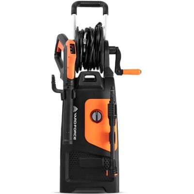 Yard Force EW U15B Hochdruckreiniger, 2200W, Betriebsdruck max. 150 bar, 440 l/h Wasserdurchlauf, Schlauchaufroller, Hochdruckpistole, Turbodüse, 6 m Druckschlauch Yard Force EW U15B Hochdruckreiniger, 2200W, Betriebsdruck max. 150 bar, 440 l/h Wasserdurchlauf, Schlauchaufroller, Hochdruckpistole, Turbodüse, 6 m Druckschlauch
