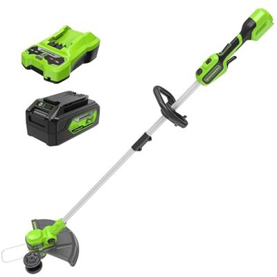 GREENWORKS G2D4LT33K4 Akku-Rasentrimmer - 33cm, 24V GREENWORKS G2D4LT33K4 Akku-Rasentrimmer - 33cm, 24V