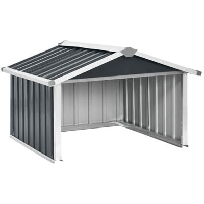 vidaXL Roboterrasenmäher-Garage, Verzinkter Stahl, Anthrazit, 92x97x63 cm, Outdoor-Geräteaufbewahrung, Schutzhaus für Rasenroboter, Für Garten und Rasen, Wetterfeste Terrasse vidaXL Roboterrasenmäher-Garage, Verzinkter Stahl, Anthrazit, 92x97x63 cm, Outdoor-Geräteaufbewahrung, Schutzhaus für Rasenroboter, Für Garten und Rasen, Wetterfeste Terrasse