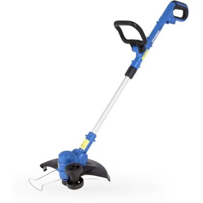 Hyundai 20V Akku-Rasentrimmer – 30 cm Schnittkreis, dreh- und schwenkbarer Trimmerkopf, Teleskopstange & Kantenführungsrad – ohne Akku und Ladegerät Hyundai 20V Akku-Rasentrimmer – 30 cm Schnittkreis, dreh- und schwenkbarer Trimmerkopf, Teleskopstange & Kantenführungsrad – ohne Akku und Ladegerät