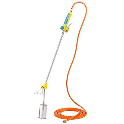 Gloria Abflammgerät Thermoflamm Professional Gas Unkrautbrenner Gasbrenner mit 5m Schlauch für Druckgasflaschen Unkrautvernichter ohne Chemie für große Flächen Für Garten & Gehweg Gloria Abflammgerät Thermoflamm Professional Gas Unkrautbrenner Gasbrenner mit 5m Schlauch für Druckgasflaschen Unkrautvernichter ohne Chemie für große Flächen Für Garten & Gehweg
