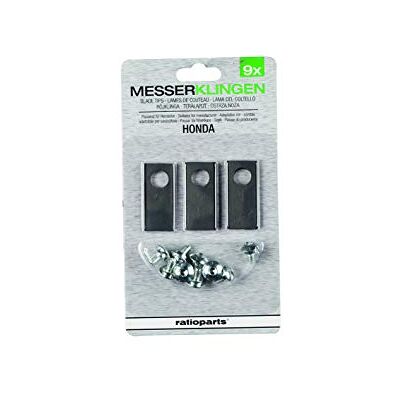 Ratioparts Messer-Set für Mähroboter (9 Messer + Schrauben) passend für Honda Ratioparts Messer-Set für Mähroboter (9 Messer + Schrauben) passend für Honda
