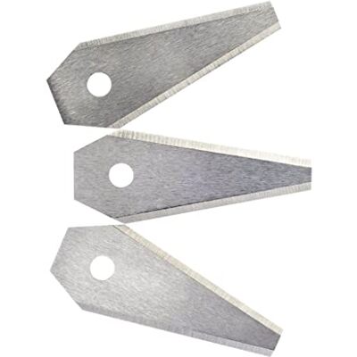 ISE 3 Stück Bosch Indego Klingen Ersatzklingen aus Edelstahl: F016800321, ersetzt F016800321 ISE 3 Stück Bosch Indego Klingen Ersatzklingen aus Edelstahl: F016800321, ersetzt F016800321