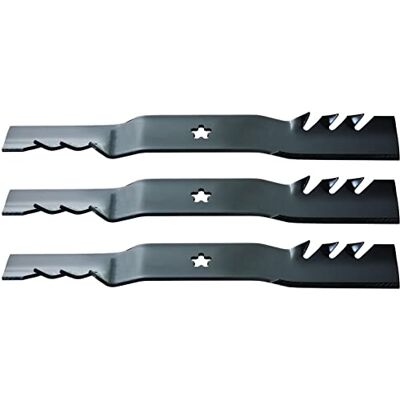 Oregon Rasenmäherklingen, 3 Stück, Gator G3 Mulch-Rasenmäher-Ersatzklingen, 46,7 cm Länge, 137,2 cm Deck (95-605) Oregon Rasenmäherklingen, 3 Stück, Gator G3 Mulch-Rasenmäher-Ersatzklingen, 46,7 cm Länge, 137,2 cm Deck (95-605)