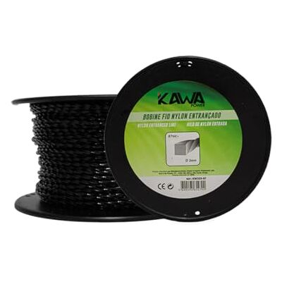Kawapower Nylonfadenspule, quadratisch, geflochten, 3,0 mm, 87 m Kawapower Nylonfadenspule, quadratisch, geflochten, 3,0 mm, 87 m