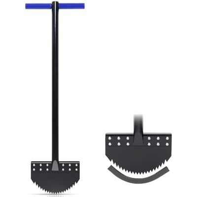 CKLT Einteiliger Rasenkantenstecher 100cm mit Federstahl-Sägezahnklinge Manueller Kantenschneider Rostfrei Halbmond-Rasenkantenschneider mit Gummigriff für Rasenpflege Garten Beet CKLT Einteiliger Rasenkantenstecher 100cm mit Federstahl-Sägezahnklinge Manueller Kantenschneider Rostfrei Halbmond-Rasenkantenschneider mit Gummigriff für Rasenpflege Garten Beet