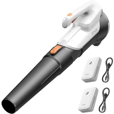 LiTHELi Laubbläser Akku, 137 km/h, 604 m³/h, Akku Laubbläser 20V 2x2,0 Ah, Zwei Geschwindigkeiten, mit USB-C PD Powerbank, für Garten, Rasen & Auto LiTHELi Laubbläser Akku, 137 km/h, 604 m³/h, Akku Laubbläser 20V 2x2,0 Ah, Zwei Geschwindigkeiten, mit USB-C PD Powerbank, für Garten, Rasen & Auto