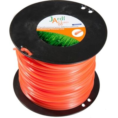 Jardiaffaires Profi-Fadenspule für Rasentrimmer, Vierkant, 4,4 mm x 110 m Jardiaffaires Profi-Fadenspule für Rasentrimmer, Vierkant, 4,4 mm x 110 m