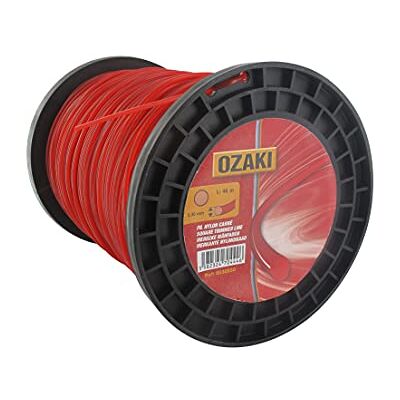 Ozaki – Quadratische Nylonfadenspule – Länge 200 m – Ø 3,30 mm – Neuware – Hohe Haltbarkeit – Hervorragender Halt an der Öse Ozaki – Quadratische Nylonfadenspule – Länge 200 m – Ø 3,30 mm – Neuware – Hohe Haltbarkeit – Hervorragender Halt an der Öse