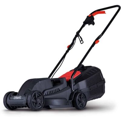 Scheppach Elektro Rasenmäher ELM320 Sichelmäher Schnittbreite 320mm Leistung 1300W für Rasenfächen bis 350m² Schnitthöhe 20/40/60mm Fangbox 30L Klappbarer Griff & Kabel-Zugentlastung Scheppach Elektro Rasenmäher ELM320 Sichelmäher Schnittbreite 320mm Leistung 1300W für Rasenfächen bis 350m² Schnitthöhe 20/40/60mm Fangbox 30L Klappbarer Griff & Kabel-Zugentlastung
