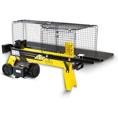 BAMATO Holzspalter HO-7E Kurzholzspalter Spalter 7 Tonnen Spaltkraft & 230V Automatischer Rücklauf Stufenloser Spalthub für Kurzholz BAMATO Holzspalter HO-7E Kurzholzspalter Spalter 7 Tonnen Spaltkraft & 230V Automatischer Rücklauf Stufenloser Spalthub für Kurzholz