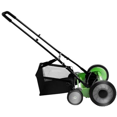 JDBDU Handrasenmäher 60cm Schnittbreite, 9-Gang Höhenverstellung 3,4-6,4cm, Leise Spindelmäher mit Auffangtasche für 500㎡ Villen & Parks JDBDU Handrasenmäher 60cm Schnittbreite, 9-Gang Höhenverstellung 3,4-6,4cm, Leise Spindelmäher mit Auffangtasche für 500㎡ Villen & Parks