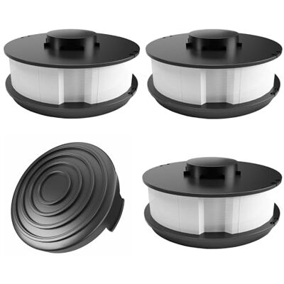 Grizzly Tools 3 Ersatz Spule + 1 Haube/Deckel passend für Gardenline Rasentrimmer Elektro GLR 450 451 452 453 454 455 456 457 458 459 450/1 450/2 Spulenabdeckung ALDI HOFER Fadenspule Trimmerspule Deckel Grizzly Tools 3 Ersatz Spule + 1 Haube/Deckel passend für Gardenline Rasentrimmer Elektro GLR 450 451 452 453 454 455 456 457 458 459 450/1 450/2 Spulenabdeckung ALDI HOFER Fadenspule Trimmerspule Deckel