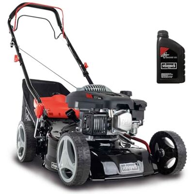 Scheppach Benzin Rasenmäher MS132-42 Schnittbreite 42cm Radantrieb 3,3 PS Stahlgehäuse Reinigungsfunktion Mulchfunktion 45 Liter Fangkorb 7-Stufen Höhenverstellung inkl. Motoröl Scheppach Benzin Rasenmäher MS132-42 Schnittbreite 42cm Radantrieb 3,3 PS Stahlgehäuse Reinigungsfunktion Mulchfunktion 45 Liter Fangkorb 7-Stufen Höhenverstellung inkl. Motoröl