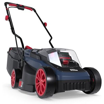 Güde RM 18-401-30.32 Akku Rasenmäher – 18 Volt Lithium-Ionen, Brushless-Motor, 32 Zentimeter Schnittbreite, 2,5 bis 6,5 Zentimeter Schnitthöheneinstellung, inklusive 4 Ah Akkupack und 3 A Ladegerät Güde RM 18-401-30.32 Akku Rasenmäher – 18 Volt Lithium-Ionen, Brushless-Motor, 32 Zentimeter Schnittbreite, 2,5 bis 6,5 Zentimeter Schnitthöheneinstellung, inklusive 4 Ah Akkupack und 3 A Ladegerät