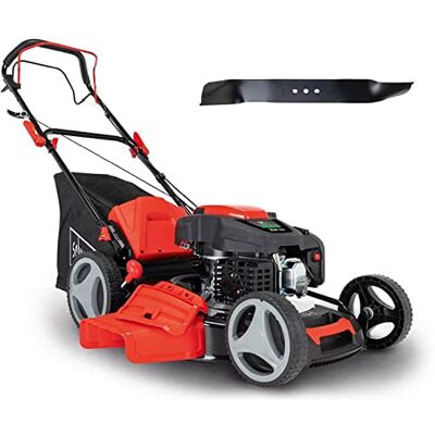 Scheppach Benzin Rasenmäher MS225-53 mit Radantrieb 53cm Schnittbreite 65L Fangbox Höhenverstellung 7 Stufen Seitenauswurf & Reinigungsfunktion Mulchmäher inkl. Ersatzmesser Scheppach Benzin Rasenmäher MS225-53 mit Radantrieb 53cm Schnittbreite 65L Fangbox Höhenverstellung 7 Stufen Seitenauswurf & Reinigungsfunktion Mulchmäher inkl. Ersatzmesser