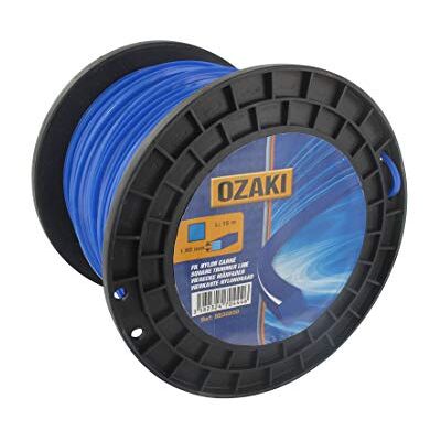 Ozaki Nylonfaden auf Spule quadratisch – Länge 120 m – Ø 3,00 mm – Rohstoffe – hohe Haltbarkeit – hervorragender Halt an der Öse Ozaki Nylonfaden auf Spule quadratisch – Länge 120 m – Ø 3,00 mm – Rohstoffe – hohe Haltbarkeit – hervorragender Halt an der Öse