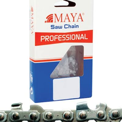 Maya Kette für Motorsäge 3/8 sp.1.3-40 Maschen (niedriges Profil) Maya Kette für Motorsäge 3/8 sp.1.3-40 Maschen (niedriges Profil)