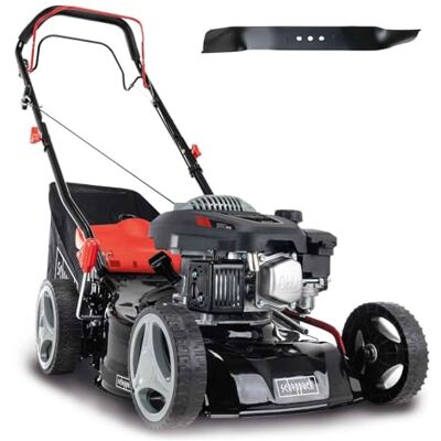 Scheppach Benzin Rasenmäher MS150-42 3,5PS Schnittbreite 42cm Radantrieb Stahlgehäuse Reinigungsfunktion Mulchfunktion 45L Korb 7-stufige Höhenverstellung inkl. 2. Mäh-/Mulchmesser Scheppach Benzin Rasenmäher MS150-42 3,5PS Schnittbreite 42cm Radantrieb Stahlgehäuse Reinigungsfunktion Mulchfunktion 45L Korb 7-stufige Höhenverstellung inkl. 2. Mäh-/Mulchmesser