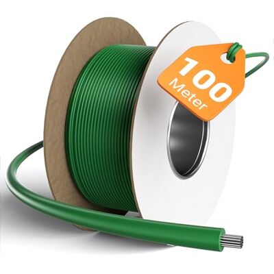 Wiltec 100 m Mähroboter Begrenzungskabel Ø 2,7 mm TCCA, kupferbeschichteter Aluminiumdraht, Leitkabel für Rasenroboter, Universal Begrenzungsdraht kompatibel mit diversen Rasenmähern Wiltec 100 m Mähroboter Begrenzungskabel Ø 2,7 mm TCCA, kupferbeschichteter Aluminiumdraht, Leitkabel für Rasenroboter, Universal Begrenzungsdraht kompatibel mit diversen Rasenmähern