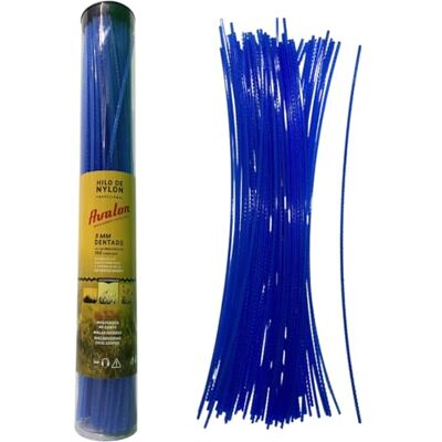 Avalon - Nylon Serrated Precut - 3.3 mm - 130 units - Stringtrimmer-Draht Avalon - Nylon Serrated Precut - 3.3 mm - 130 units - Stringtrimmer-Draht