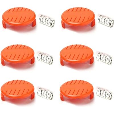 leteyes 6 x Fadenspulen für Black & Decker Trimmerspulen 385022-03N Gehäusekappe Rasenmäher Spulenabdeckung leteyes 6 x Fadenspulen für Black & Decker Trimmerspulen 385022-03N Gehäusekappe Rasenmäher Spulenabdeckung