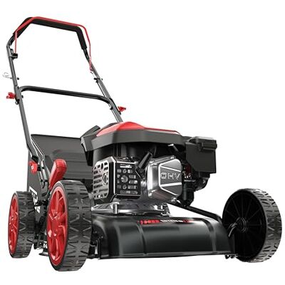 Güde EW 410-127 Eco Wheeler Benzin-Rasenmäher 4-Takt Motor, 127 Kubikzentimeter Hubraum, 2 Kilowatt, 2,7 PS, 41 Zentimeter Schnittbreite, 2,5-7,5 cm Schnitthöheneinstellung, 45 Liter Fangkorb Güde EW 410-127 Eco Wheeler Benzin-Rasenmäher 4-Takt Motor, 127 Kubikzentimeter Hubraum, 2 Kilowatt, 2,7 PS, 41 Zentimeter Schnittbreite, 2,5-7,5 cm Schnitthöheneinstellung, 45 Liter Fangkorb