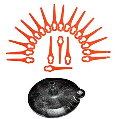 Florabest Set: 20 Messer + 1 Schneidscheibe Akku Rasentrimmer FRT 18 A und FRT 18 A1 Florabest Set: 20 Messer + 1 Schneidscheibe Akku Rasentrimmer FRT 18 A und FRT 18 A1