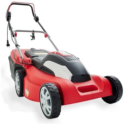 Hecht Elektro Rasenmäher 1800 W – 42 cm Schnittbreite, 50 L 11-fache zentrale Schnitthöheneinstellung 25–85 mm für gepflegten Rasen, leichten Schnitt und komfortables Mähen Hecht Elektro Rasenmäher 1800 W – 42 cm Schnittbreite, 50 L 11-fache zentrale Schnitthöheneinstellung 25–85 mm für gepflegten Rasen, leichten Schnitt und komfortables Mähen