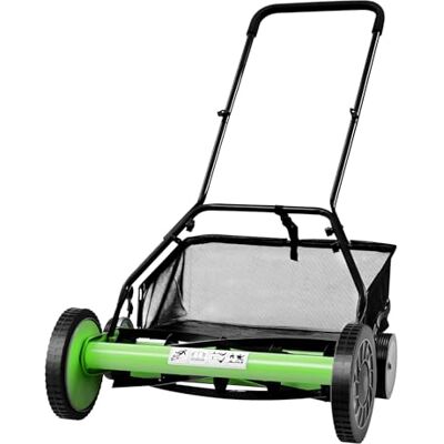 PHOYUXM Handrasenmäher mit Grasfangkorb Schnitthöhe verstellbar 51 cm Schnittbreite 3,4–6,4 cm Einstellbare Mähhöhe, mit Schwammgriff, breiter Schnittbreite und rutschfesten Rädern,komfortabel und kraftsparend PHOYUXM Handrasenmäher mit Grasfangkorb Schnitthöhe verstellbar 51 cm Schnittbreite 3,4–6,4 cm Einstellbare Mähhöhe, mit Schwammgriff, breiter Schnittbreite und rutschfesten Rädern,komfortabel und kraftsparend