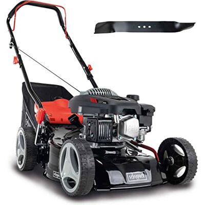 Scheppach Benzin Rasenmäher MP132-42 Schnittbreite 42cm 3,3 PS Stahlgehäuse Reinigungsfunktion 45 Liter Fangkorb Höhenverstellung in 7 Stufen (25-75mm) inkl. 2.Mäh-/Mulchmesser Scheppach Benzin Rasenmäher MP132-42 Schnittbreite 42cm 3,3 PS Stahlgehäuse Reinigungsfunktion 45 Liter Fangkorb Höhenverstellung in 7 Stufen (25-75mm) inkl. 2.Mäh-/Mulchmesser
