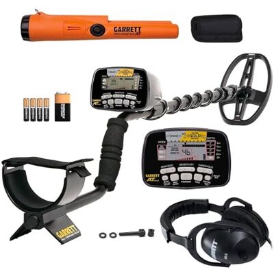 Garrett Metal Detectors Garrett at Gold Metalldetektor, wasserdicht, mit Kopfhörer und propointer bei Pinpointer Garrett Metal Detectors Garrett at Gold Metalldetektor, wasserdicht, mit Kopfhörer und propointer bei Pinpointer