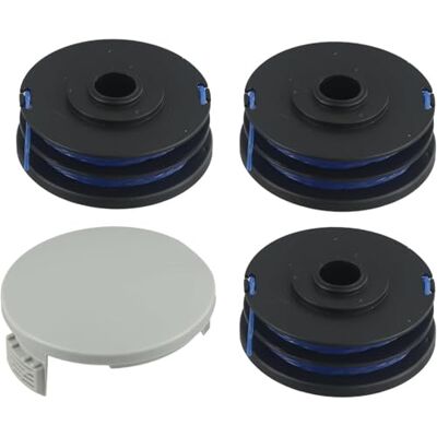 Zhanhai Trimmerspule + Abdeckung, passend für One RLT4027 RLT5027 RLT6030 RLT6130 RLT3525 RLT183225 Decker Rasentrimmer, Ersatzzubehör (3+1) Zhanhai Trimmerspule + Abdeckung, passend für One RLT4027 RLT5027 RLT6030 RLT6130 RLT3525 RLT183225 Decker Rasentrimmer, Ersatzzubehör (3+1)