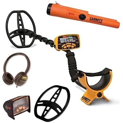 Garrett Metal Detectors Maxxistore Garrett ACE 400i Metalldetektor + Kopfhörer + Plattenabdeckung + Display + Pinpointer AT Garrett Metal Detectors Maxxistore Garrett ACE 400i Metalldetektor + Kopfhörer + Plattenabdeckung + Display + Pinpointer AT