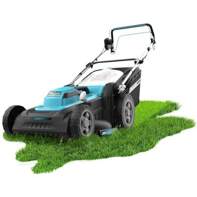 Cecotec Cable Terrenator 460 Flex Z Auto Rasenmäher, 2.000 W, Schnittbreite 46 cm, automatischer Antrieb, Höhenverstellung Z-Tech, 4-in-1 mit Mulchen, XL-Hinterräder, BeltDrive-Technologie Cecotec Cable Terrenator 460 Flex Z Auto Rasenmäher, 2.000 W, Schnittbreite 46 cm, automatischer Antrieb, Höhenverstellung Z-Tech, 4-in-1 mit Mulchen, XL-Hinterräder, BeltDrive-Technologie
