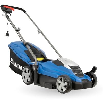 Hyundai Elektro-Rasenmäher LM3301E mit Mulchfunktion, Elektromäher, Mulcher, Mäher (33cm, 1300W, 35L Korb, 5-fache zentrale Höhenverstellung) Hyundai Elektro-Rasenmäher LM3301E mit Mulchfunktion, Elektromäher, Mulcher, Mäher (33cm, 1300W, 35L Korb, 5-fache zentrale Höhenverstellung)