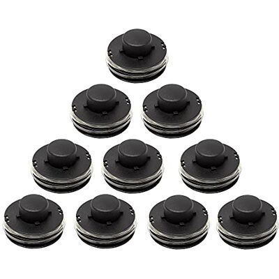 Grizzly Tools Fadenspule Trimmerspule passend für den Akku Rasentrimmer CT2000 Sense Freischneider Akku Trimmer Rasen Kantenschneider (10 Stück) Grizzly Tools Fadenspule Trimmerspule passend für den Akku Rasentrimmer CT2000 Sense Freischneider Akku Trimmer Rasen Kantenschneider (10 Stück)