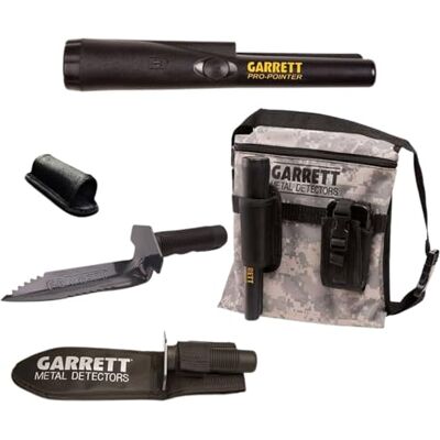 Garrett Metal Detectors Garrett Pro-Pointer, Edge Digger with Sheath and Camo Finds Pouch Combo Garrett Metal Detectors Garrett Pro-Pointer, Edge Digger with Sheath and Camo Finds Pouch Combo