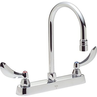 DELTA Faucet 26C3934 26T Two Handle 8-Inch Cast Deck-Mount Faucet, Chrome by FAUCET DELTA Faucet 26C3934 26T Two Handle 8-Inch Cast Deck-Mount Faucet, Chrome by FAUCET