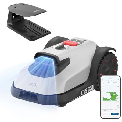 eufy Anker Mähroboter C15 Set mit Garage, ohne Begrenzungskabel, bis 500m² TrueVision, ohne RTK, keine Signalprobleme, Auto-Kartierung, igelsicher, intelligente Navigation, präzises Randmähen eufy Anker Mähroboter C15 Set mit Garage, ohne Begrenzungskabel, bis 500m² TrueVision, ohne RTK, keine Signalprobleme, Auto-Kartierung, igelsicher, intelligente Navigation, präzises Randmähen