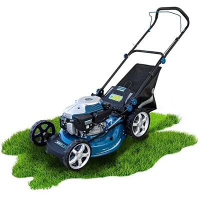 Cecotec Benzin-Rasenmäher Terrenator 3200.46 Pro Total Z, 46 cm, 2,4 kW 144-cc-Motor, 4-in-1: Mähen, Auffangen, Mulchen, Seitenauswurf, Z-Tech, 7 Schnitthöhen 25–75 mm, Stahlgehäuse, XXL-Räder Cecotec Benzin-Rasenmäher Terrenator 3200.46 Pro Total Z, 46 cm, 2,4 kW 144-cc-Motor, 4-in-1: Mähen, Auffangen, Mulchen, Seitenauswurf, Z-Tech, 7 Schnitthöhen 25–75 mm, Stahlgehäuse, XXL-Räder