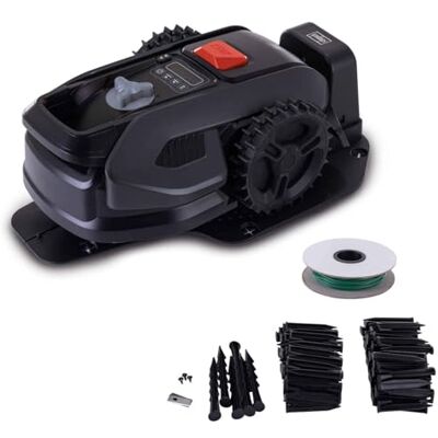 Scheppach Black Edition Rasenmähroboter RRMA500APP brushless Rasenfläche 500 m² Schnittbreite 160 mm Schnitthöhe 20 – 50 mm Steigungen bis zu 25% möglich inkl. Zubehör Scheppach Black Edition Rasenmähroboter RRMA500APP brushless Rasenfläche 500 m² Schnittbreite 160 mm Schnitthöhe 20 – 50 mm Steigungen bis zu 25% möglich inkl. Zubehör