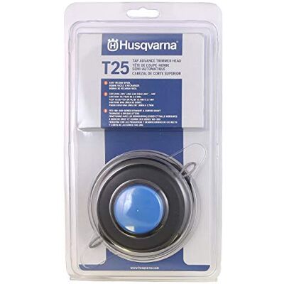 Husqvarna 966674401 T25 Wasserhahn-Trimmerkopf, Gebogene und gerade Schäfte, schwarz Husqvarna 966674401 T25 Wasserhahn-Trimmerkopf, Gebogene und gerade Schäfte, schwarz