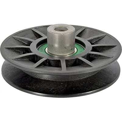 MAXPOWER 332519B V-Idler Riemenscheibe für Craftsman, Husqvarna, Poulan Rasenmäher ersetzt OEM-Nummern 194326 und 532194326, schwarz MAXPOWER 332519B V-Idler Riemenscheibe für Craftsman, Husqvarna, Poulan Rasenmäher ersetzt OEM-Nummern 194326 und 532194326, schwarz