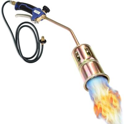 Flame King YSN320K 320.000 BTU Propanbrenner Unkrautbrenner mit 1,8 m Hochleistungs-Unkrautfackel, CSA-zertifiziert mit einstellbarer Flamme für Unkrautverbrennung, Schmelzen von Eis und Schnee Flame King YSN320K 320.000 BTU Propanbrenner Unkrautbrenner mit 1,8 m Hochleistungs-Unkrautfackel, CSA-zertifiziert mit einstellbarer Flamme für Unkrautverbrennung, Schmelzen von Eis und Schnee